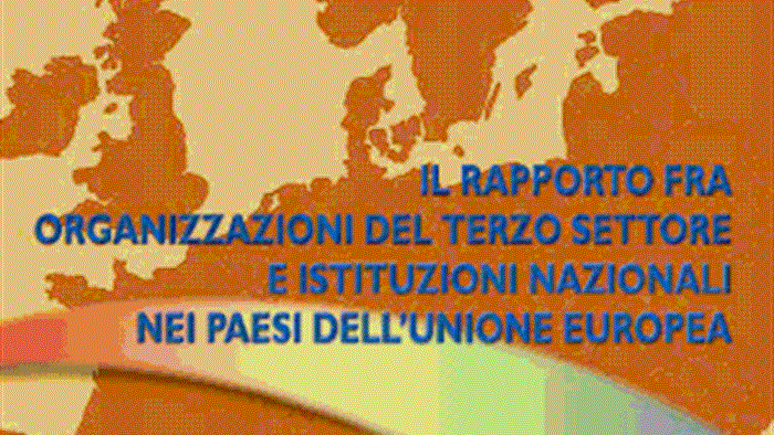 Organizzazioni terzo settore e istituzioni nazionali in Ue, maggio 2004